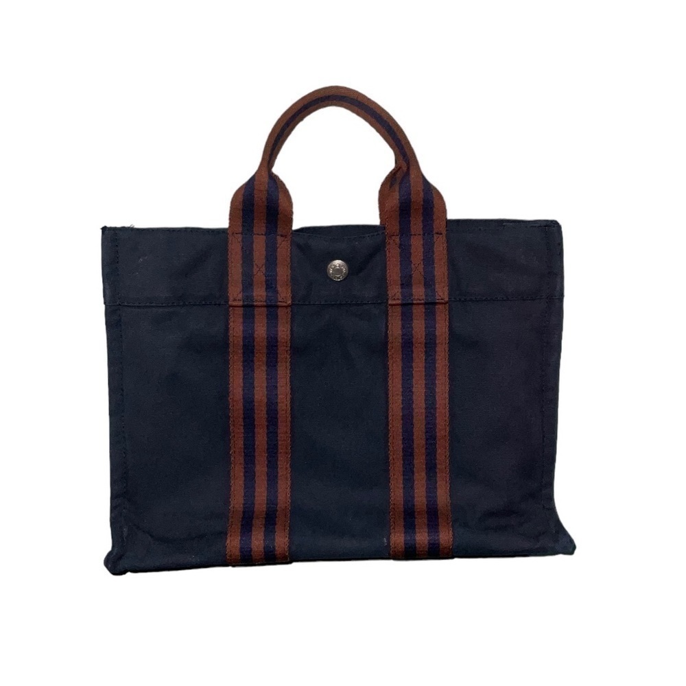 Hermès Toile Fourre-Tout PM. Blue